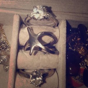 silver ring bundle